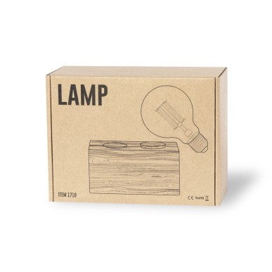 Sarpal - Bulbe 40W. Lumière à Intensité Réglable. AC 220-240V | Bambou