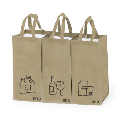 Stuggar - 3 Taschen 23 x 45 x 23 cm | Laminiertes Polyester RPET