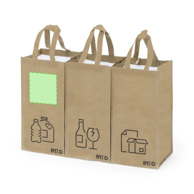 Stuggar - 3 Taschen 23 x 45 x 23 cm | Laminiertes Polyester RPET