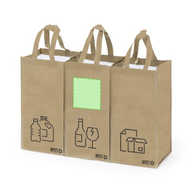 Stuggar - 3 Taschen 23 x 45 x 23 cm | Laminiertes Polyester RPET