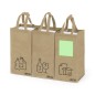 Stuggar - 3 Taschen 23 x 45 x 23 cm | Laminiertes Polyester RPET