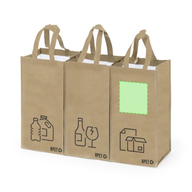 Stuggar - 3 Taschen 23 x 45 x 23 cm | Laminiertes Polyester RPET
