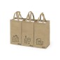 Stuggar - 3 Taschen 23 x 45 x 23 cm | Laminiertes Polyester RPET