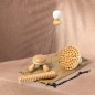 Tefen - 4 Teile. Non-Woven Etui | Holz Tefen - 4 Teile. Non-Woven Etui | Holz