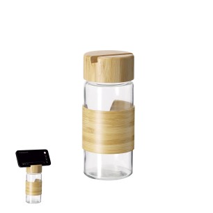 Nowsly - 450 ml | Verre/ Bambou