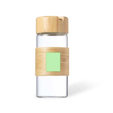 Nowsly - 450 ml | Verre/ Bambou