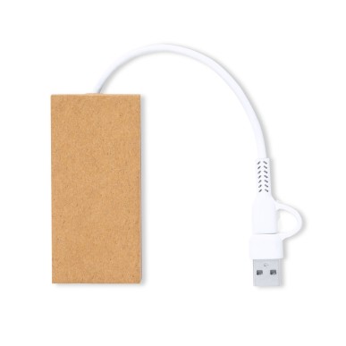 Hasgar - 1 Typ C Hub. 2 Hubs USB 2.0 | Reclycling Pappe