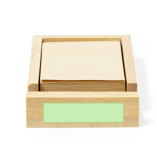 Heinda - 80 Haftnotizen 5,5 x 8,2 cm | Bambus