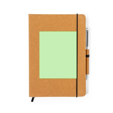 Nauthax - Notizblock Hardcover-Abdeckung. 100 Blätter. Kugelschreiber 