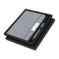 Wendam - Notizblock Hardcover-Abdeckung. 100 Blätter. Kugelschreiber Inklusive | Polyester 300D RPET/ Metall Wendam - Notizblock Hardcover-Abdeckung. 100 Blätter. Kugelschreiber Inklusive | Polyester 300D RPET/ Metall