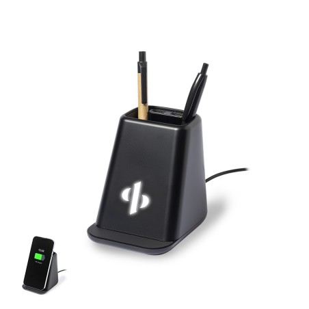 Eddar - Lumières Led. Chargeur Sans Fil 15W. 2 Sorties USB