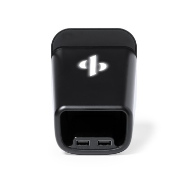 Eddar - Lumières Led. Chargeur Sans Fil 15W. 2 Sorties USB