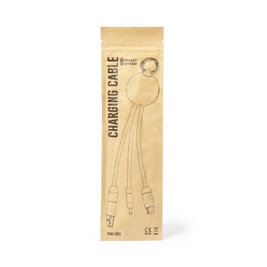 Dumof - Anschluss Micro USB, Typ C und Lightning 5V DC 2.4A | Weizenst