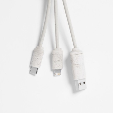 Dumof - Anschluss Micro USB, Typ C und Lightning 5V DC 2.4A | Weizenst