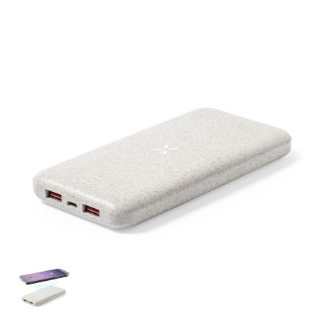 Yendik - Drahtlos 10W. 8000 mAh. 2 USB Ausgänge. Typ C Ausgänge und Ei