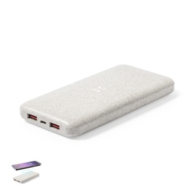 Yendik - Drahtlos 10W. 8000 mAh. 2 USB Ausgänge. Typ C Ausgänge und Ei