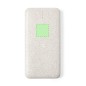 Yendik - Drahtlos 10W. 8000 mAh. 2 USB Ausgänge. Typ C Ausgänge und Eingang | Weizenstroh/ ABS
