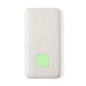 Yendik - Drahtlos 10W. 8000 mAh. 2 USB Ausgänge. Typ C Ausgänge und Eingang | Weizenstroh/ ABS