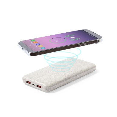 Yendik - Drahtlos 10W. 8000 mAh. 2 USB Ausgänge. Typ C Ausgänge und Ei