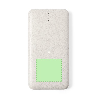 Yendik - Drahtlos 10W. 8000 mAh. 2 USB Ausgänge. Typ C Ausgänge und Ei
