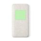 Yendik - Drahtlos 10W. 8000 mAh. 2 USB Ausgänge. Typ C Ausgänge und Eingang | Weizenstroh/ ABS