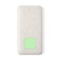 Yendik - Drahtlos 10W. 8000 mAh. 2 USB Ausgänge. Typ C Ausgänge und Eingang | Weizenstroh/ ABS