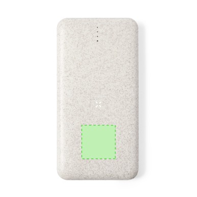 Yendik - Drahtlos 10W. 8000 mAh. 2 USB Ausgänge. Typ C Ausgänge und Ei