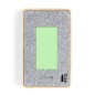 Bralty - 5000 mAh. 2 USB Ausgänge. Typ C Ausgänge und Eingang | Polyester RPET/ Bambus