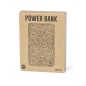 Bralty - 5000 mAh. 2 USB Ausgänge. Typ C Ausgänge und Eingang | Polyester RPET/ Bambus