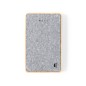 Bralty - 5000 mAh. 2 USB Ausgänge. Typ C Ausgänge und Eingang | Polyester RPET/ Bambus
