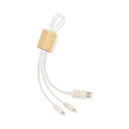 Nuskir - Anschluss Micro USB, Typ C und Lightning 5V DC 2.4A | Weizens