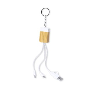 Brestin - Anschluss Micro USB, Typ C und Lightning 5V DC 2.4A | Bambus