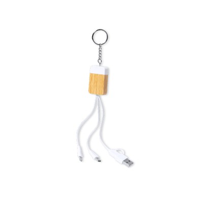 Brestin - Anschluss Micro USB, Typ C und Lightning 5V DC 2.4A | Bambus