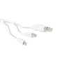 Brestin - Anschluss Micro USB, Typ C und Lightning 5V DC 2.4A | Bambus/ Marmor Extrakten