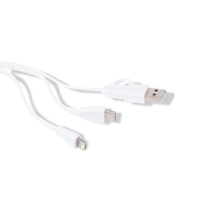 Brestin - Anschluss Micro USB, Typ C und Lightning 5V DC 2.4A | Bambus