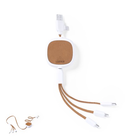 Sherat RCS - Ausziehbares Kabel. Anschluss Micro USB, Typ C und Lightn