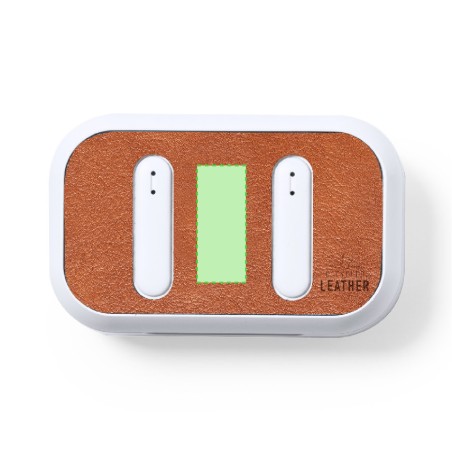 Shizar RCS - Connexion Bluetooth. Batterie 30 mAh/ Poste de Charge 300 mAh | Cuir Recyclé/ ABS Recyclé