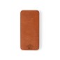 Yerry RCS - Sans Fil 10W. 8000 mAh. 1 Sortie USB et 1 Type C. Entrée Micro USB et Type C | Cuir Recyclé/ ABS Recyclé