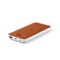 Yerry RCS - Sans Fil 10W. 8000 mAh. 1 Sortie USB et 1 Type C. Entrée Micro USB et Type C | Cuir Recyclé/ ABS Recyclé