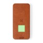 Yerry RCS - Sans Fil 10W. 8000 mAh. 1 Sortie USB et 1 Type C. Entrée Micro USB et Type C | Cuir Recyclé/ ABS Recyclé