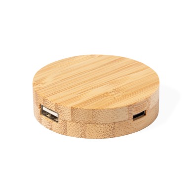 Lasiar - 1 Typ C Hub. 2 Hubs USB 2.0 | Bambus