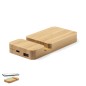Dralia - Drahtlos 15W. 5000 mAh. USB Ausgang. Typ C Ausgänge und Eingang | Bambus