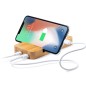 Dralia - Drahtlos 15W. 5000 mAh. USB Ausgang. Typ C Ausgänge und Eingang | Bambus