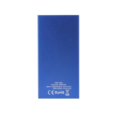 Ginval - 4000 mAh. 2 USB Ausgänge. Typ C Ausgänge und Eingang | Reclyc