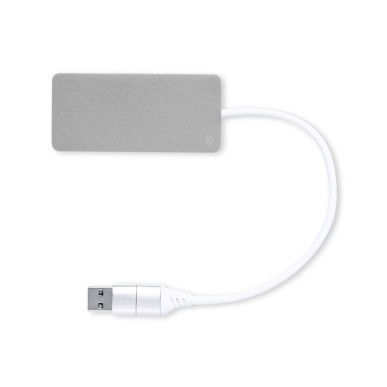 Kalat - 1 Typ C Hub. 2 Hubs USB 2.0 | Reclycling Aluminium
