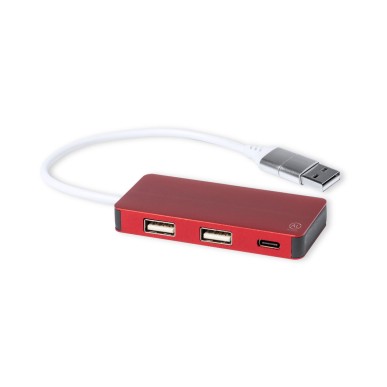 Kalat - 1 Typ C Hub. 2 Hubs USB 2.0 | Reclycling Aluminium