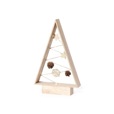 Allurex - 8 Leds. 2 AAA Batterien Nicht im Lieferumfang | Holz