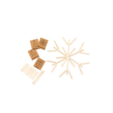Aleko - 36 Stück. Baumwolle Etui | Holz