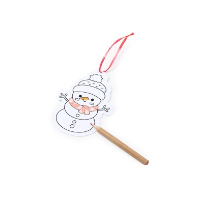 Hilvira - 6 Stifte und 6 Ornament Inklusive | Reclycling Pappe