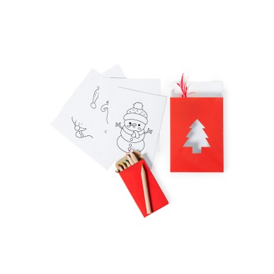 Hilvira - 6 Stifte und 6 Ornament Inklusive | Reclycling Pappe